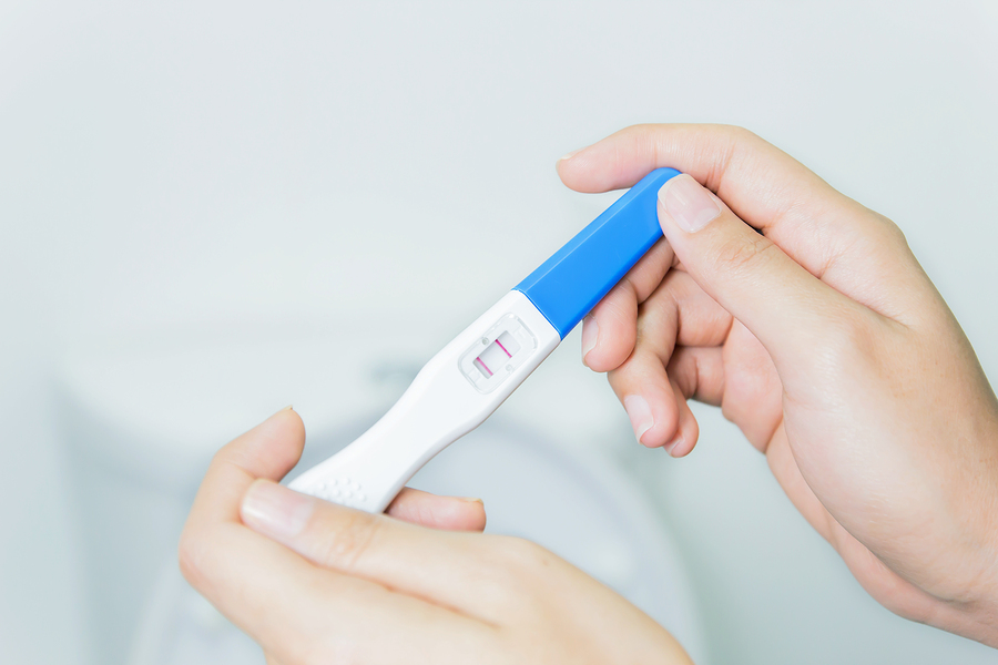 Schwangerschaftsanzeichen - Schwangerschaftstest